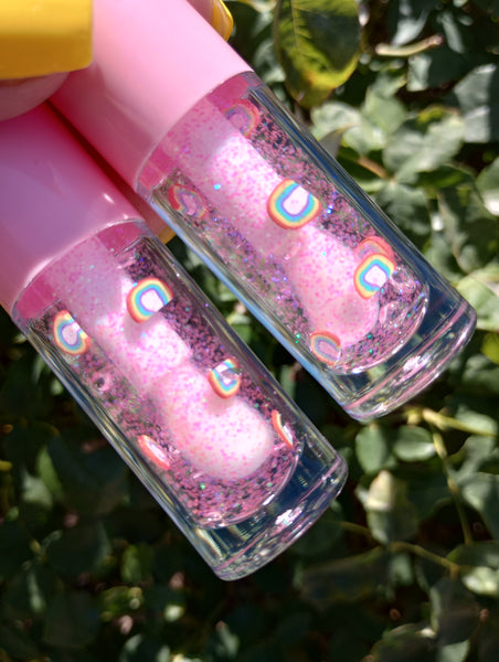 PINK RAINBOW 10pc LIP GLOSS WHOLESALE