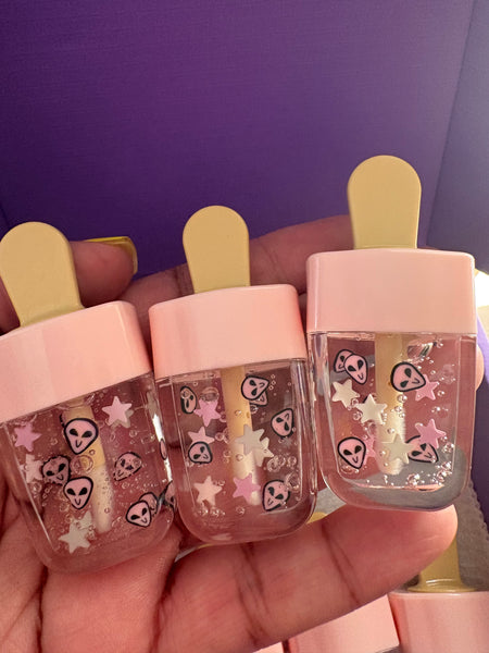 Pink Alien lip gloss