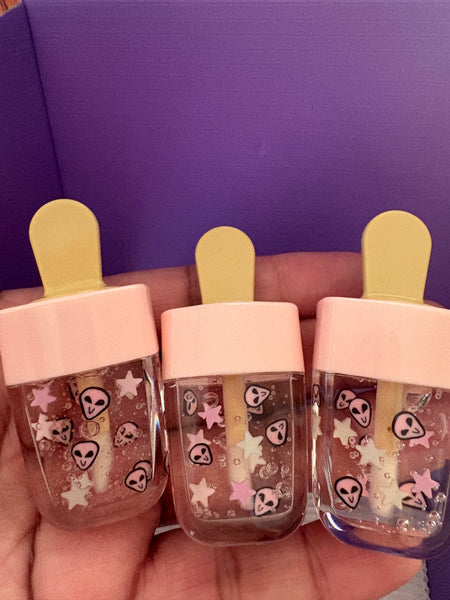 Pink Alien lip gloss